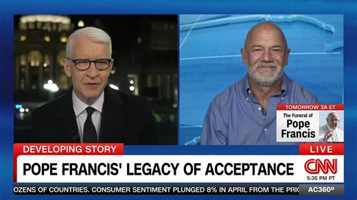 "He kept me in the faith": Writer Andrew Sullivan remembers Pope Francis on the eve of his funeral. | Anderson Cooper 360