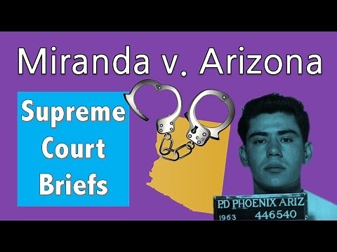 Where Do Your Miranda Rights Come From? | Miranda v. Arizona