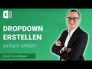 DROPDOWN-LISTE erstellen einfach erklärt | Lerne Microsoft Excel ✅