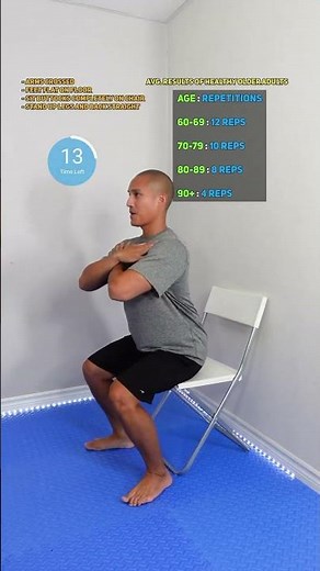 Sit Stand Chair Test for Seniors