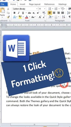 🎨 MS Word Format Painter Tool 🔥 | Copy Formatting in 1 Click!