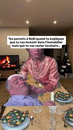 Parlez d’immobilier pendant votre repas de Noël, ça peut être rigolo 🤣 Joyeux Noël 🎄