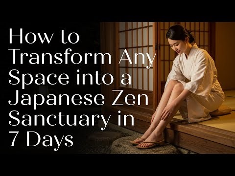 How to Transform Any Space into a Japanese Zen Sanctuary in 7 Days | Japanese Minimalism