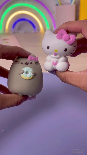 Adorable Hello Kitty x Pusheen Capsule Squishy Collection Unboxing