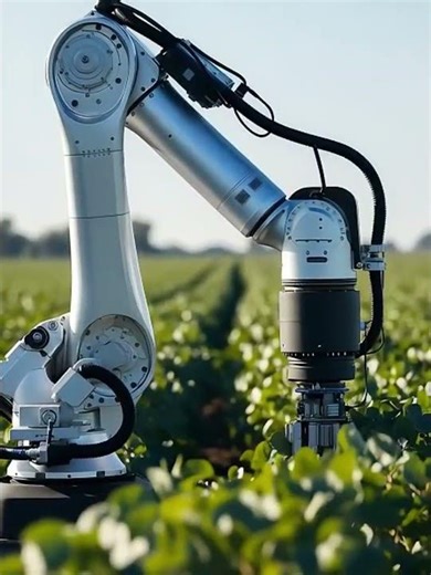 Weed-Killing Robots: Greener Fields Without the Chemicals 🌍🔩#RobotFarm #EcoFarming