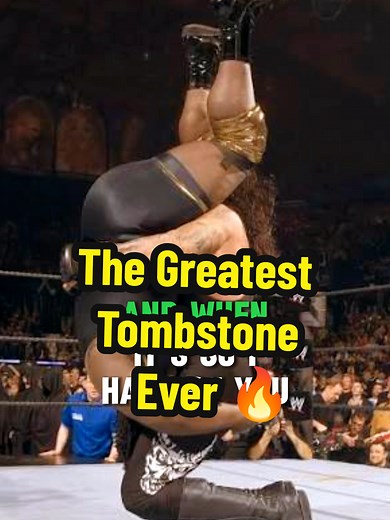 Undertaker's Greatest Tombstone: A Feat of Strength