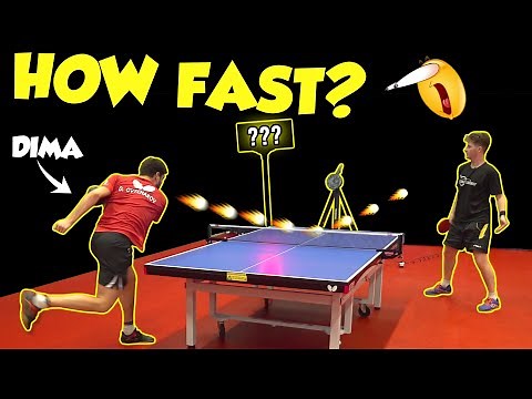 WORLD’S FASTEST TABLE TENNIS SHOT!