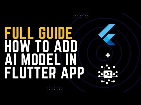 How To Integrate Machine Learning Model into Flutter Mobile Application | Complete Guide with codes