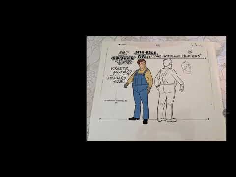Saturday Supercade: Frogger Lost Episodes Production Cels