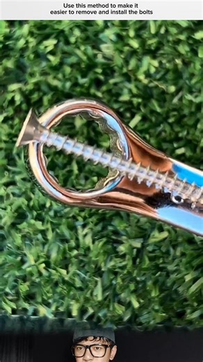 Use this method to make it easier to remove and install the bolts