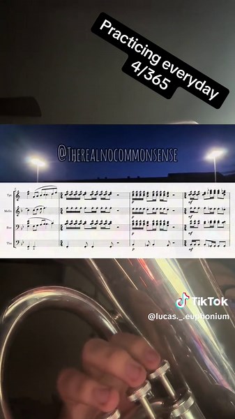 Practicing Euphonium: Day 4 of Music Journey