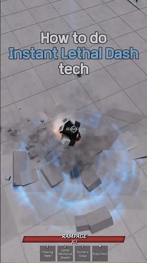 How to do Instant Lethal Dash (shift lock version) || TSB