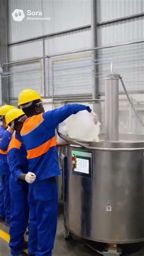 "Watch the full process of foam production in Zimbabwe, from raw material to finished product!