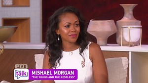"I hope that this step forward shows that we can be equal." Mishael Morgan from The Young and the Restless on being the first Black lead to win a Daytime Emmys Award #DaytimeEmmys | The Talk