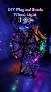 2.6M views · 29K reactions | DIY Magical Ferris Wheel Light #ferriswheellight #ferriswheel #diy #craft #ideas #summerdecor #roomdecor #decoration #inspiration #magical #amazing #giftideas #easydiy #satisfaying #handmade #creative #diylamp #nightlights | Art is life | Facebook
