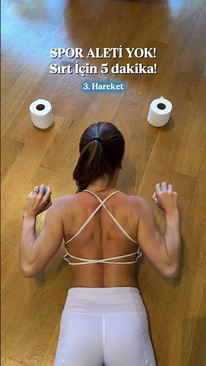 Sırt İçin Sadece 5 Dakika! ⚡️ #evdeegzersiz #homeworkout #posture