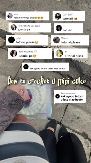 Crochet Cake Tutorial with Milky Cotton Yarn | DIY Project