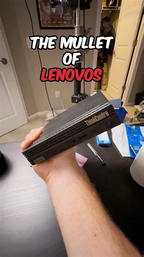 Lenovo Thinkcentre M90q Tiny with Dual 10Gbps Ports. The Mullet of #lenovo