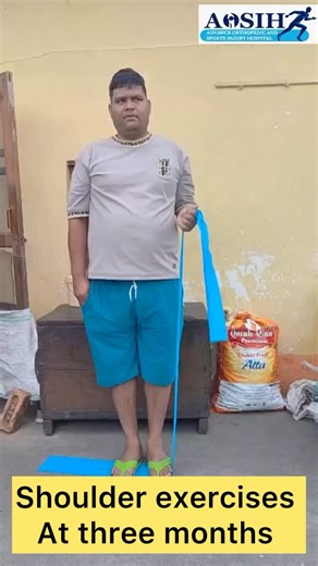 20 reactions | How to do shoulder exercises three months after Latarjet. Information video shoulder surgery recovery . | Dr Naveen Sharma's Advance Orthopedic and Sports injury Hospital | Facebook