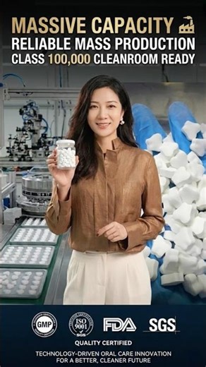 Inside a Leading Toothpaste Tablet Factory: OEM/ODM Manufacturing