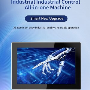 [Hot Item] Front IP65 Full Aluminum Flat Panel Capacitive Touch Screen Embedded Industrial Windows Panel PC All-in-One PC Automation