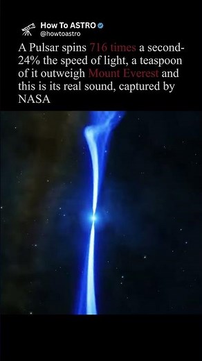 The REAL Sound of a Pulsar Captured by NASA