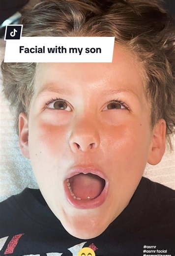 Replying to @💫 Unknown.editor 🌟 Just the cutest🥰 Blue minecraft, blue slime, and blue bubble gum for Jericho facial 🩵✨ #asmrfacial #asmrspa #asmrrelaxing #asmrsleep #dallasmedspa