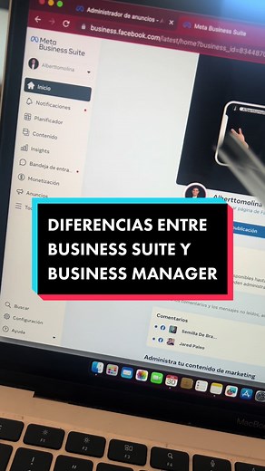 Estas son algunas diferencias entre el business suite y business manager Ambas herramientas tienen diferentes funcionalidades en meta (Facebook) ¿Las conocias? Te leo 👇 #facebookads #emprendedoraslatinasenusa #emprendedorasmexicanas #marketingypublicidad