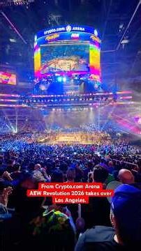 From Crypto.com Arena as AEW Revolution 2026 takes over Los Angeles.