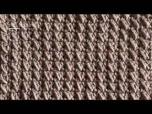 Cluster Moss Stitch | How to Crochet