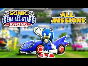 Sonic & Sega All-Stars Racing - All Missions (AAA Rank)