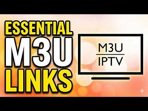 The ONLY M3U IPTV Links You Need - All Working 2026