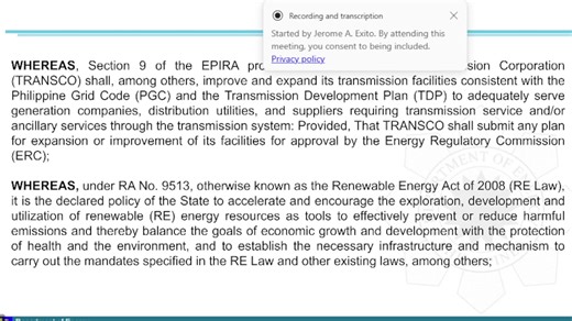 PubCon Policy Framework to Allow Transco to Finance and/or Construct Transmission Lines and Facilities Critical to the Country's Energy Transition | Department of Energy Philippines