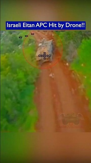 Israeli Eitan APC Hit by Hezbollah FPV Drone at Max Range!!"