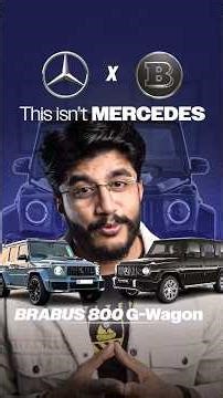 This Isn’t Just a Mercedes G-Wagon | The Truth About BRABUS 800 | G-Wagon Brabus 800 | Custom build
