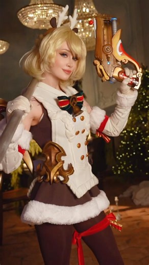 Happy new year!!! Sharing my Mercy jingle belle Overwatch cosplay
