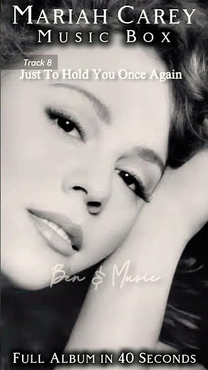 Music Box - Mariah Carey Full Album in 40 Seconds #mariahcarey