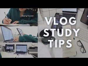 Study Vlog: Effective and Easy Study Tips, Night Time Edition, 3h Studying