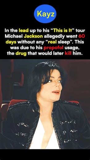 Michael Jackson Didn’t Sleep For 60 Days #shorts