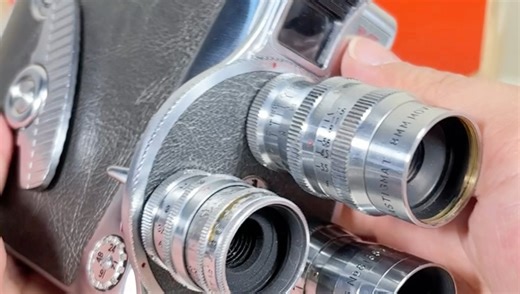 复古8毫米胶片摄影机keystone K38