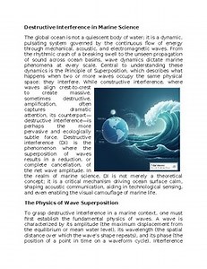 Destructive Interference in Marine Science Sub-Plan Classwork Homework