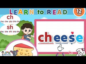 Consonant Digraphs SH and CH | Learn to Read Words with "sh" and "ch" | Fun Phonics for Kids