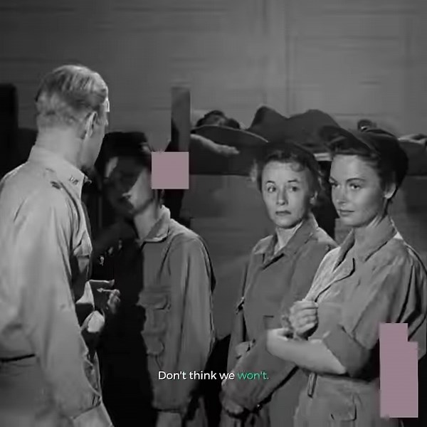 "Listen, sister, I don't dance." The dumbest thing any man has ever said to Donna Reed! But the Duke came around... Watch THEY WERE EXPENDABLE during the Donna Reed Sunday Double Feature starting at 7p ET on FMC! | FMC