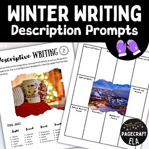 Differentiated Winter Writing Prompts for Descriptive Creative Writing