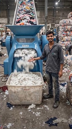 Turn Old Clothes Into Cash 💰 | Textile Recycling Factory Business
