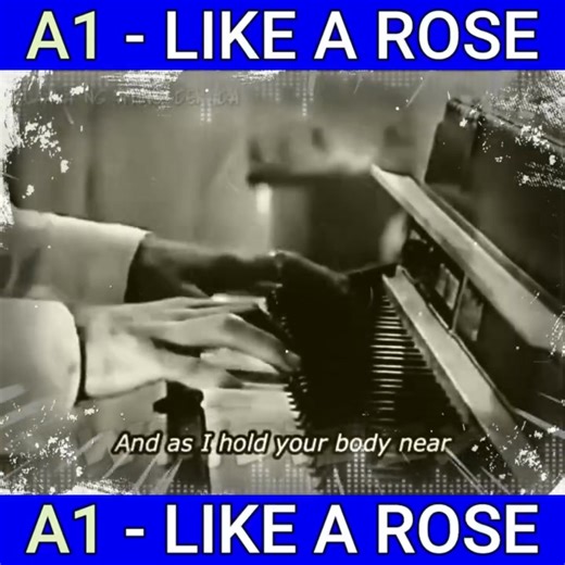 Panahong karamihan ng mga Ate nagka crush kay Ben Adams.. A1 - Like A Rose (Live with Lyrics • 1999) | Darwin Poblador Delarmente