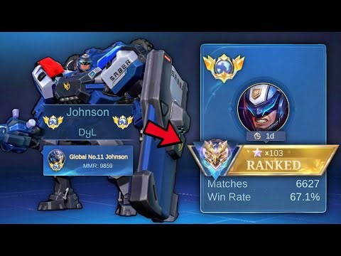 GLOBAL JOHNSON LAST MATCH BEFORE END SEASON SOLO RANK FULL GAMEPLAY!! - Mobile Legends