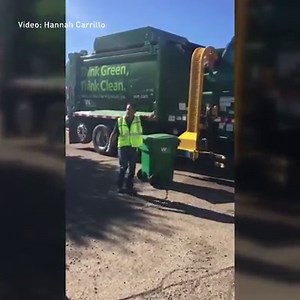 34K views · 505 reactions | Nice moves  Armando Carrillo with Waste Management talked recycling with the kids and showed them the trash truck dance (Watch with the sound on ) | 12News | Facebook