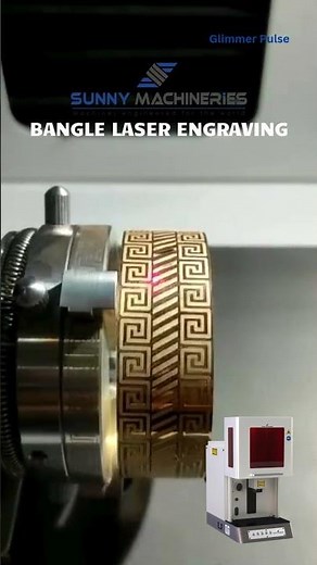 Jewellery Laser Engraving with Rotary Stand for Ring and Bangle Marking | Sunny Machineries #jewelry