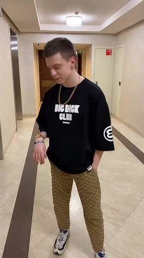 Fashion Statement in Oversized Black T-Shirt